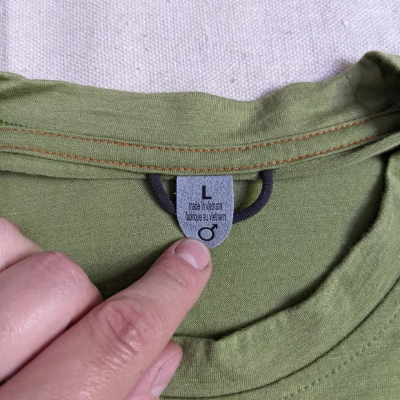 Smartwool Merino Wool T-Shirt Green with Spellout Logo - Picture 3 of 6